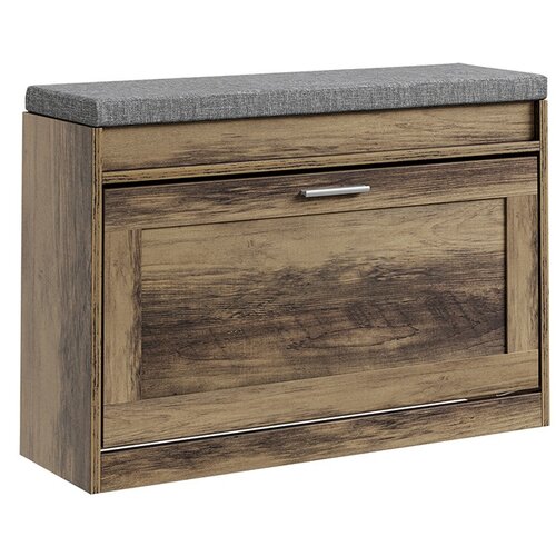 SoBuy Čevlji Sedež Shranjevanje Barva Rjava 75x24x53cm FSR218-F, (5000227605) Cene