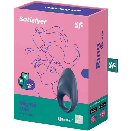 Satisfyer Vibracijski obroček Mighty One APP Slike