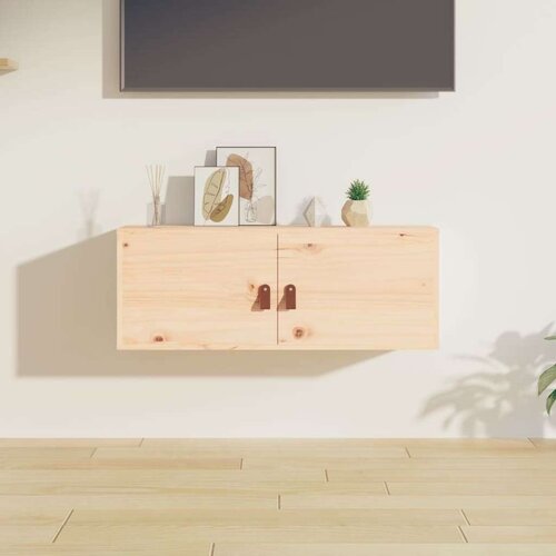  Zidni ormarić 80 x 30 x 30 cm od masivne borovine Slike