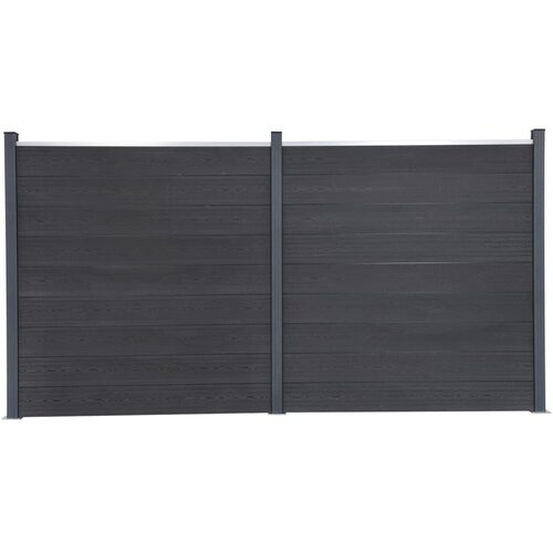  Set panela za ogradu sivi 353x186 cm WPC Cijene
