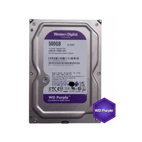 Western Digital hdd 3.5 500GB WD5000PURX purple 24/7 5400RPM 16MB SATA3 Cene
