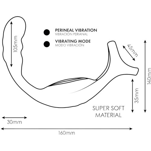 Addicted Toys analni vibrator s prstenom za penis i testise (crni) Cijene