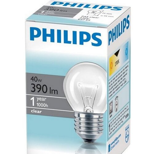 Philips standardna sijalica 40W E27 230V P45 CL 1CT/10X10F Cene