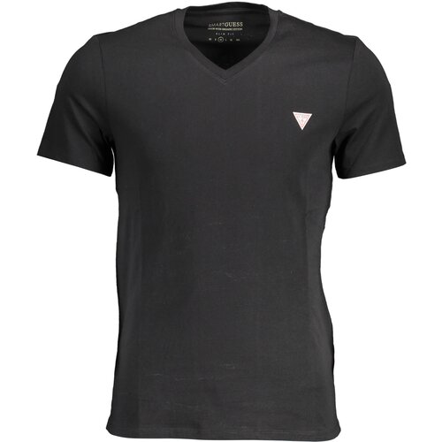 Guess Jeans SHORT SLEEVE T-SHIRT MEN BLACK Slike