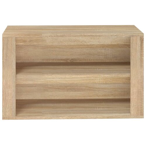  Stalak za cipele boja hrasta 75 x 35 x 45 cm konstruirano drvo Slike