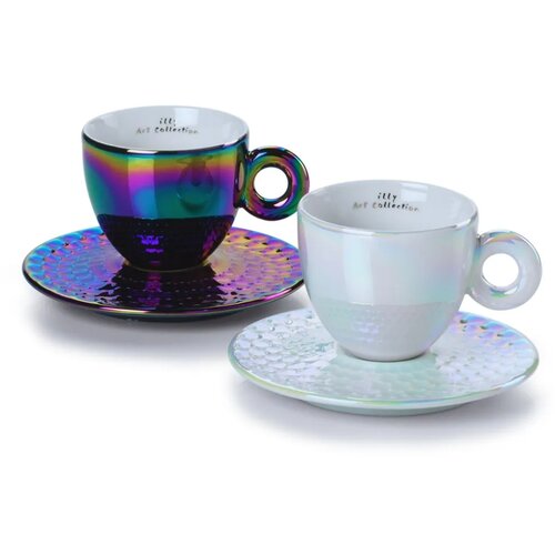 Illy John Armleder 2/1 - Cappuccino &Scaron;oljice Cene