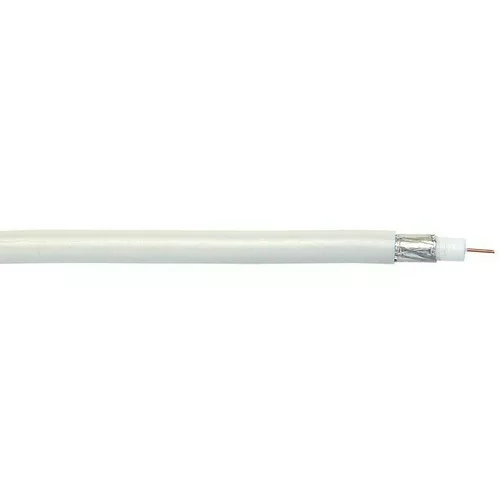 Koaksijalni kabel (50 m, Mjera zaštite: 90 dB, Bijele boje)
