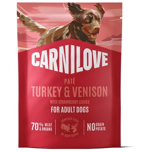 Carnilove Dog Adult vrečka, pate - puran in divjačina - 300 g 300 g Cene