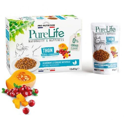 Pro Nutrition Pure Life Cat Fileti sa Tunom 12x85 g Cene