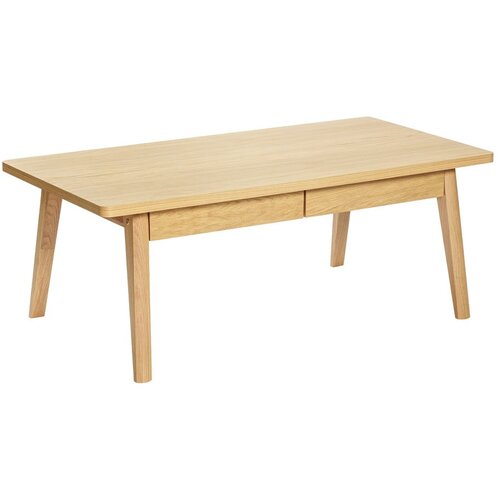 Woodman Stolić za kavu u dekoru hrasta u prirodnoj boji 60x120 cm Nice &ndash; Cijene