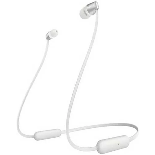 Sony slušalke Bluetooth WIC-310W, bele