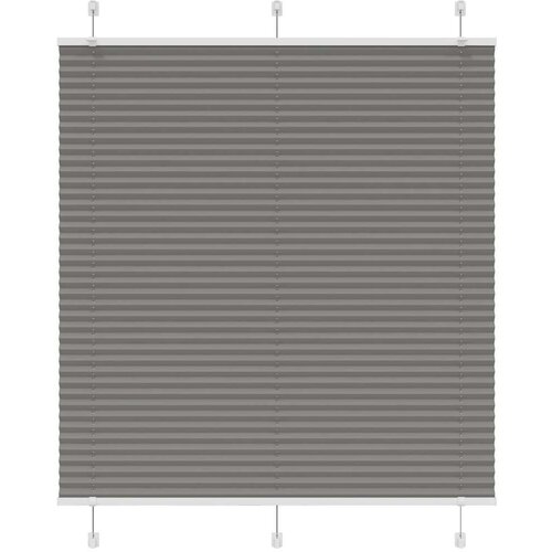 VidaXL Plisirana roleta antracit 120x150 cm &amp;scaron;irina tkanine 119,4 cm Slike
