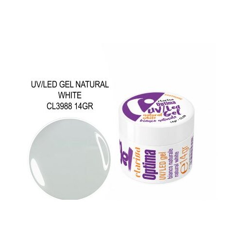  CLARISSA UV/LED OPTIMA GEL NATURAL WHITE 14GR Slike