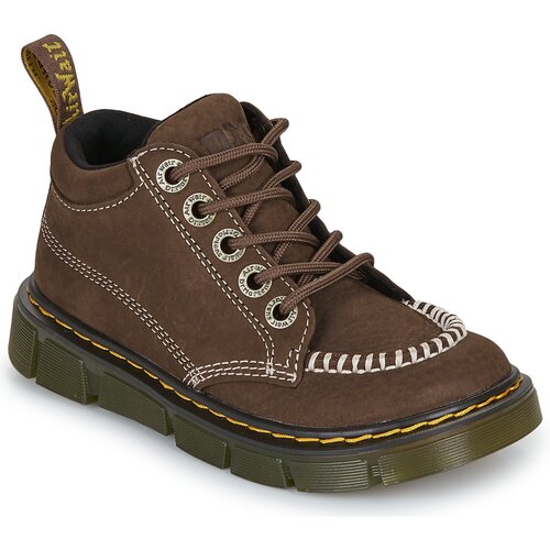 Dr. Martens Pol&scaron;kornji RAFFE MOC BOOT J LOW DARK BROWN TUMBLED NUBUCK Kostanjeva Cene