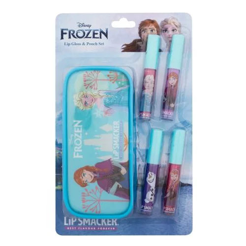 Lip Smacker Disney Frozen Lip Gloss & Pouch Set Set glos za ustnice 4 x 6 ml + kozmetična torbica