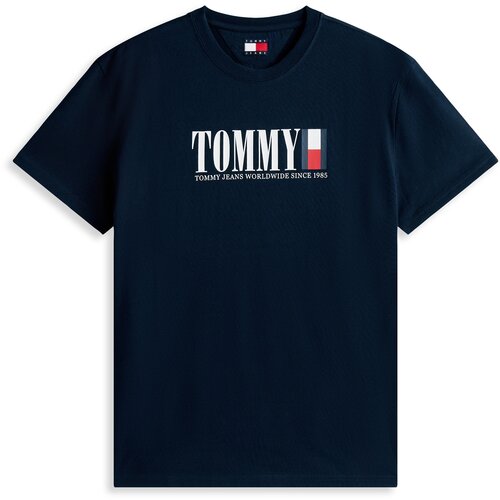 Tommy Jeans Majica marine / rdeča / bela Slike