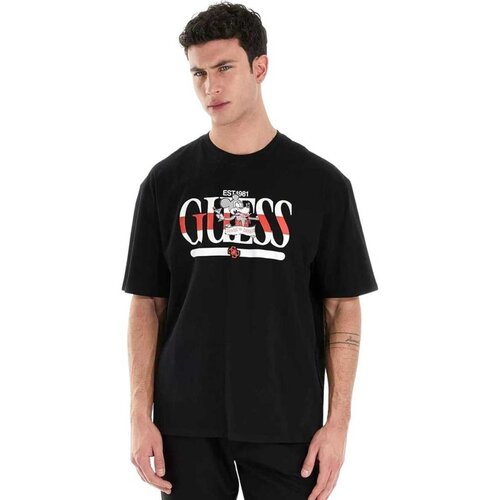 Guess T-shirt M3YI91 K9RM1 Bianco Slim Fit