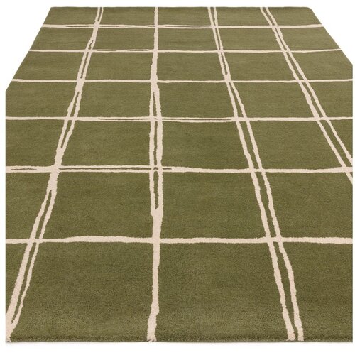 Asiatic Carpets Zelena ročno tkana volnena preproga 200x290 cm &amp;ndash; Slike