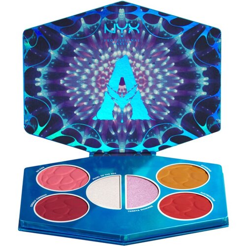 NYX Professional Makeup Limited Edition Avatar Pandoran Paradise Palette paleta highlightera i rumenila 6x3,2 g Cijene