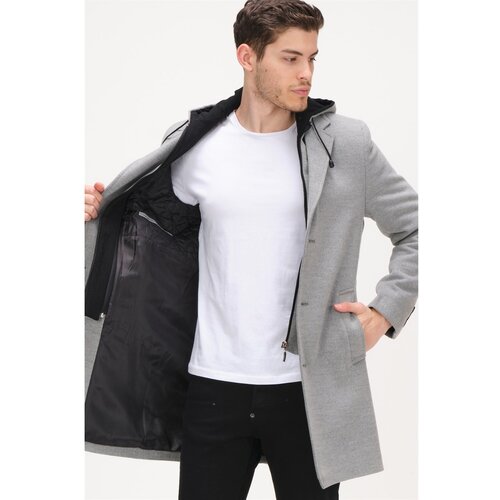 Dewberry PLT8376 MEN&amp;#039;S COAT-GRAY Slike