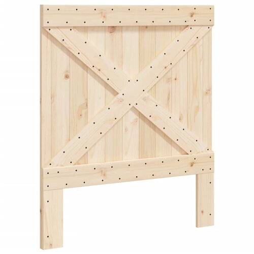 Maison Chic posteljno vzglavje - vzglavna omarica - nočna omarica 90x104 cm trdna borovina, (21704235) Slike