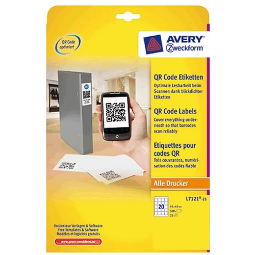 Avery Zweckform Etikete za QR kode 45 x 45 mm