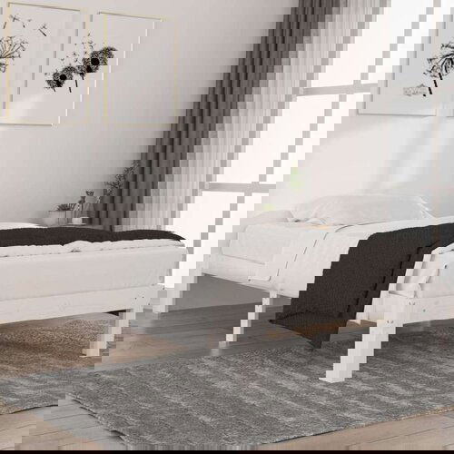 Za krevet od masivne borovine bijeli 100 x 200 cm Cene