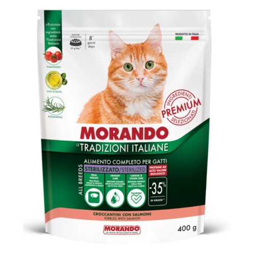 Morando Tradizioni Cat Adult Sterilized losos Cene