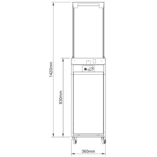 Planika Faro GAS - Spoljni gasni kamin 142x36 cm 8kW siva + za&amp;scaron;titni pokrivač Slike