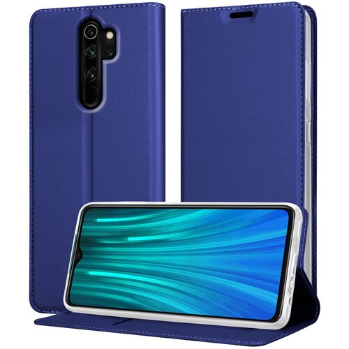 Cadorabo Ohi&scaron;je, združljiv z Xiaomi v elegantno temno modri - za&scaron;čitni pokrov z magnetnim zapiranjem, stoječo funkcijo in režo za kartico, (20694640) Cene