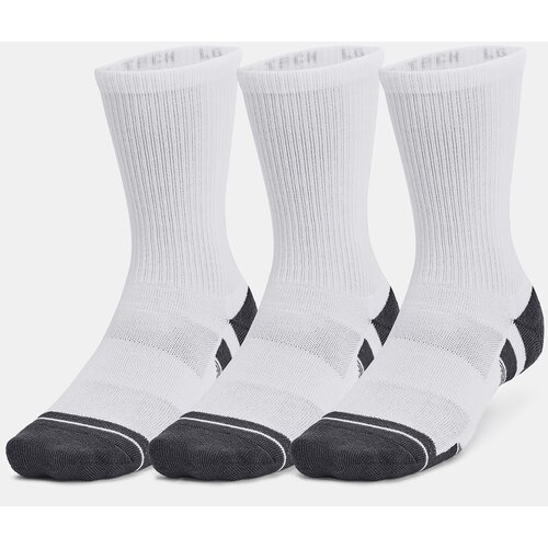 Under Armour Socks UA Performance Tech 3pk Crew-WHT - unisex Cene