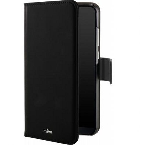 Puro Ohi&scaron;je v obliki &scaron;koljke za huawei P30 Folio 2 v 1 z magnetnim ovitkom in držalom za kartice, ?rna, (21373336) Cene