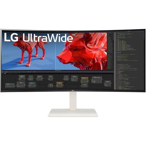 LG UltraWide 38BR85QC-W 37,5-palčni ukrivljeni Nano IPS LED 24:10 144 Hz monitor - - 38 Cene
