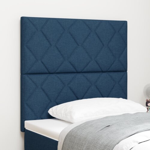  Vzglavje z LED lučmi z vzglavjem Modra 90 cm blago, (5000043946) Cene