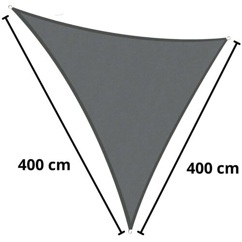  vrtna sjenica za sunce 400x400 cm - siva Slike