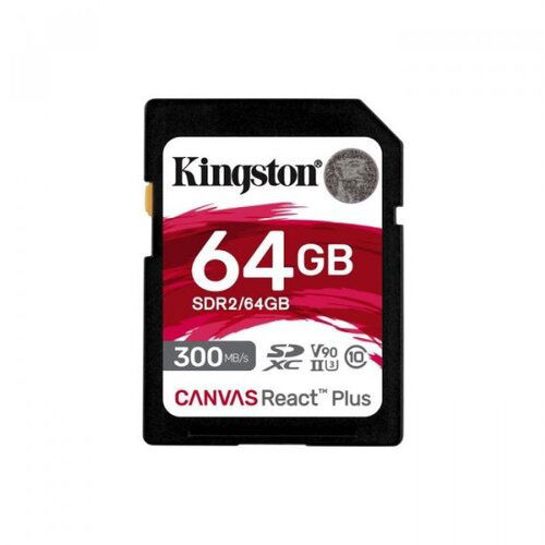 Kingston sdxc kartica canvas react plus 64GB Slike