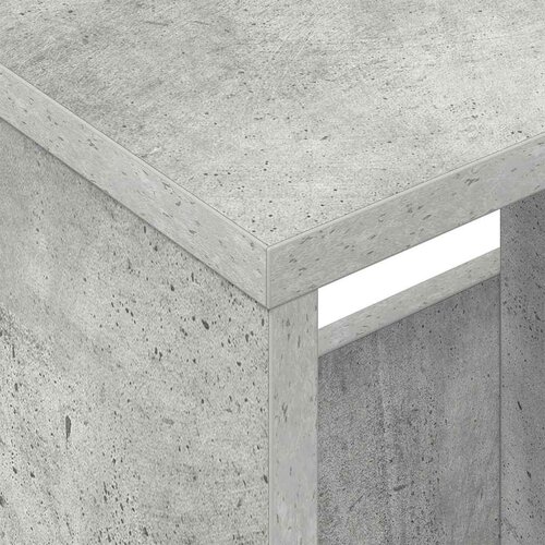  Polica za časopise Betonski sivi 102 x 30 x 45 cm Slike