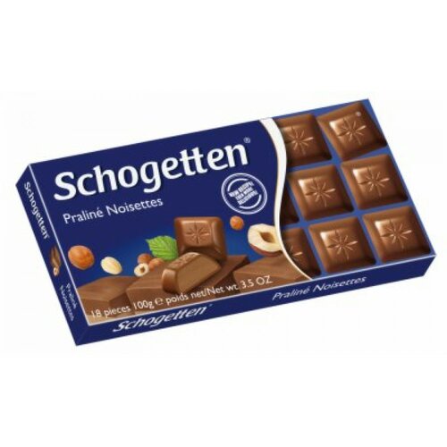 Schogetten praline noisettes čokolada 100g Slike
