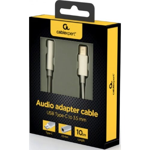  A-CM-3.5F-01 USB type-C plug to stereo 3.5 mm audio adapter cable, white Cene
