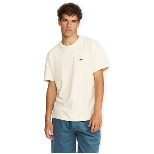 Revolution Majice s kratkimi rokavi Application T-Shirt 1449 PLA - Off White Bež Cene