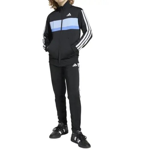 Adidas komplet trenerka za dečake j 3S tiberio ts black/globlu/blufus/white, crna Cene