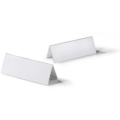 Durable Namizna tablica za ime iz akrila, VxŠ 61/122 x 150 mm, DE 30 kosov, oblika strešice Cene