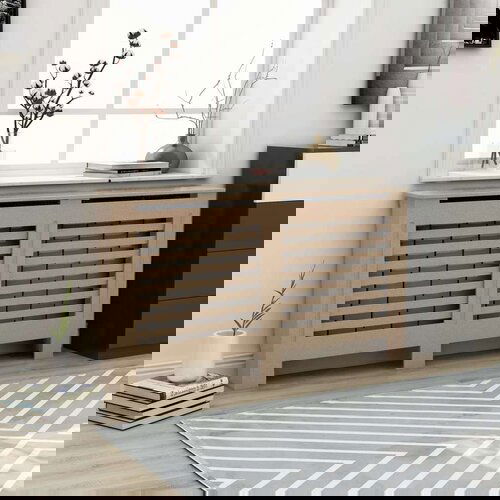  Pokrov za radijator 152 x 19 x 81 cm mdf Slike