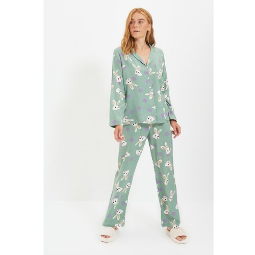 Trendyol Ženska pidžama -komplet Rabbit patterned Slike