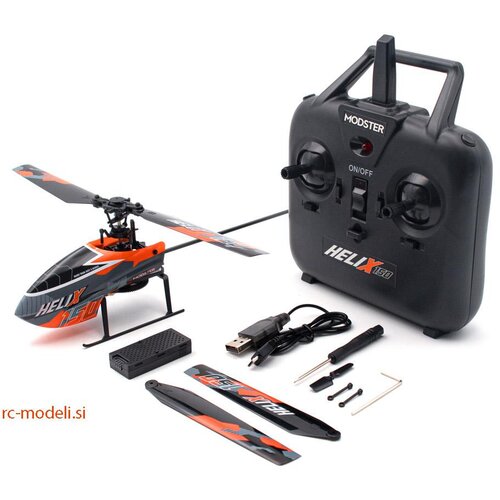 MODSTER Helikopter 4 kanali/2,4ghZ/HeliX 150 Flybarless M-RTF, (20826136) Slike
