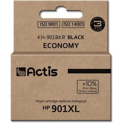 Actis KH-901BKR Ink (replacement for HP 901XL CC654AE; Standard; 20 ml; black) Slike