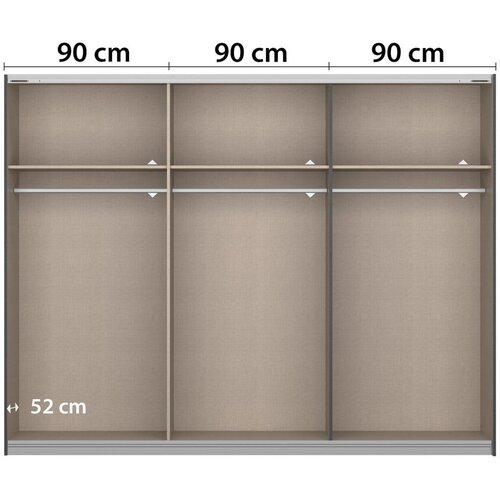 Modern Living Omara Z Drsnimi Vrati Artemis, Barva &amp;Scaron;ampanjca Slike