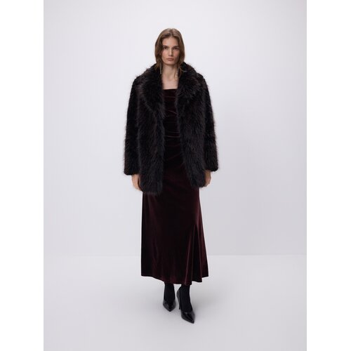 Reserved Drapirana maxi haljina - smeđi Cijene