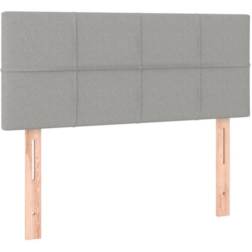  LED uzglavlje svjetlosivo 100x5x78/88 cm od tkanine Slike