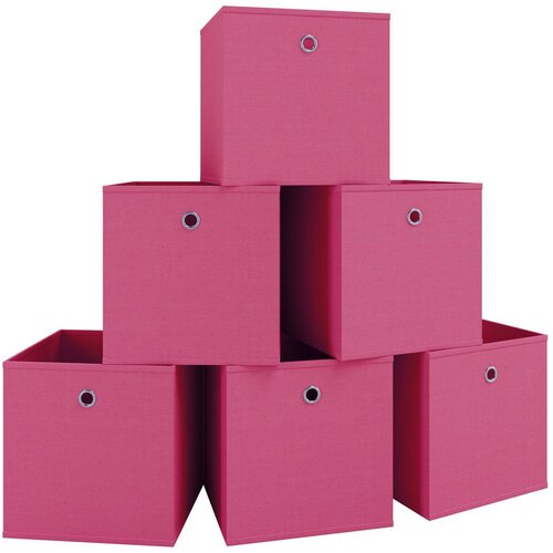 MID.YOU Set Zložljivih Zabojev Boxas, Pink, 6 Kos Cene